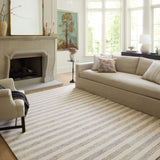 Chris Loves Julia x Loloi Chris Ivory / Slate Rug 1-RUGS Loloi