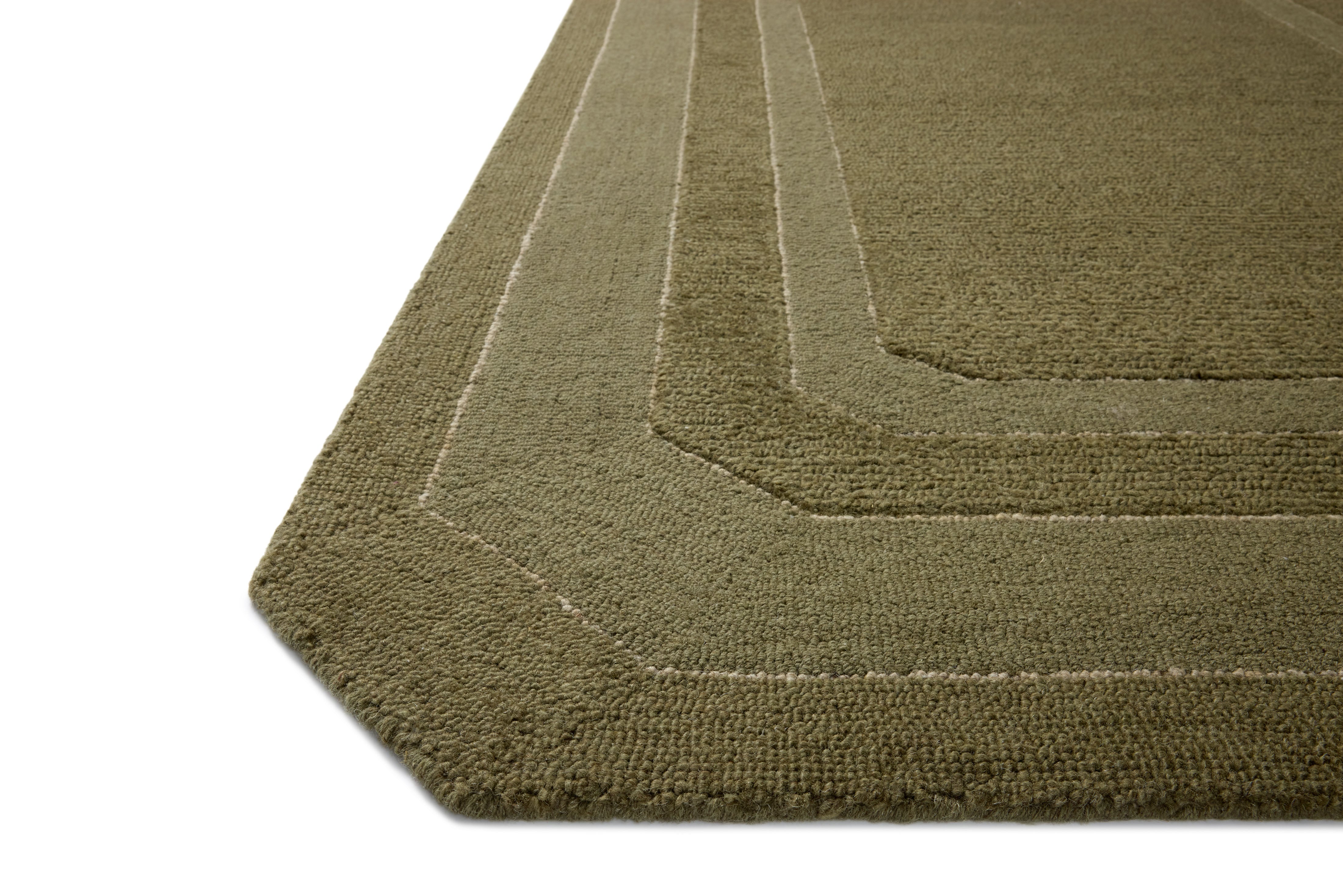 Loloi Clayton Olive Rug RUGS - wool Loloi 18" x 18" sample