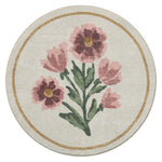 Chris Loves Julia x Loloi Clove Ivory / Pink Bath Mat - Rug & Weave