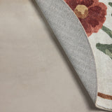 Chris Loves Julia x Loloi Clove Ivory / Red Bath Mat - Rug & Weave