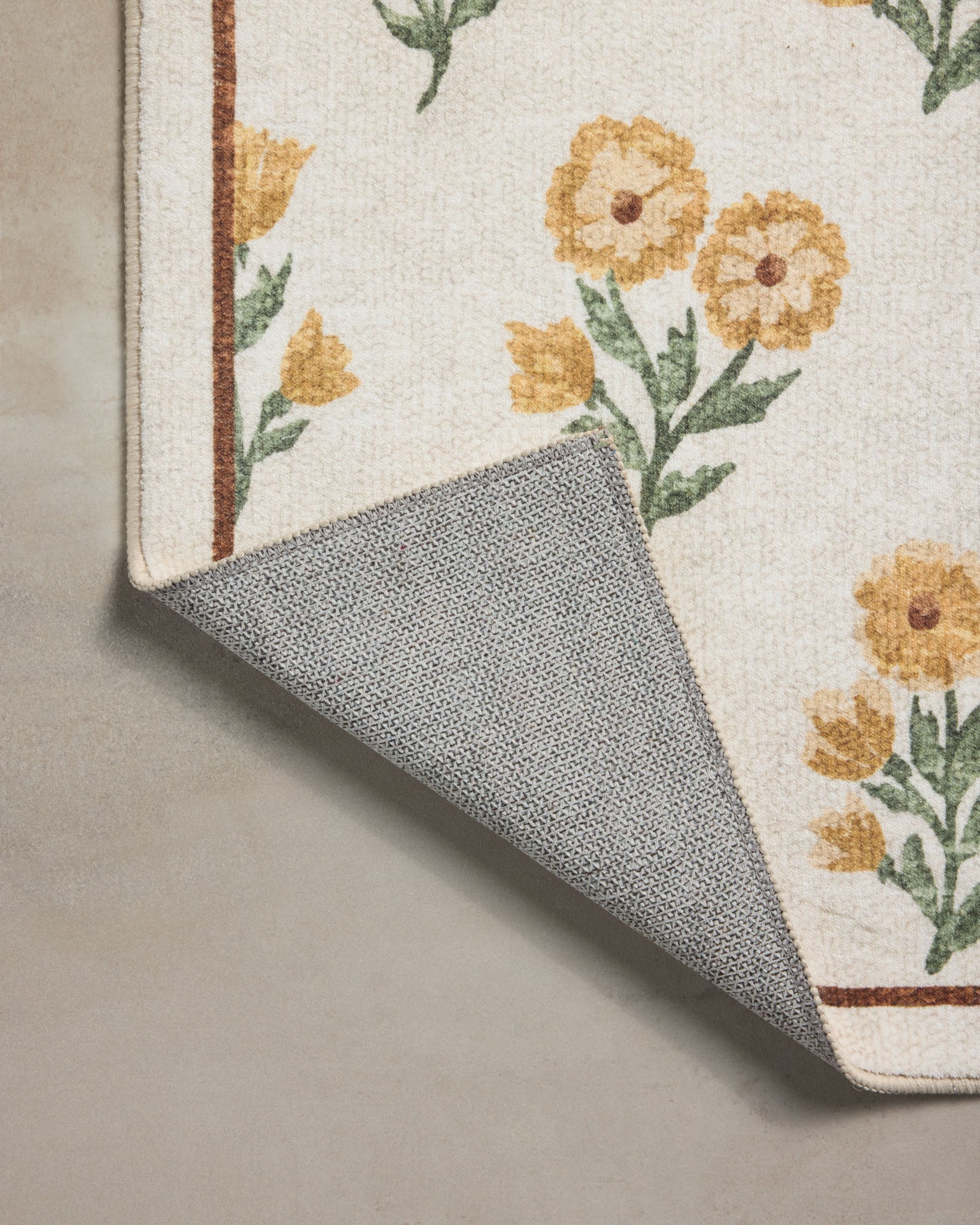 Chris Loves Julia x Loloi Clove Ivory / Wheat Bath Mat - Rug & Weave