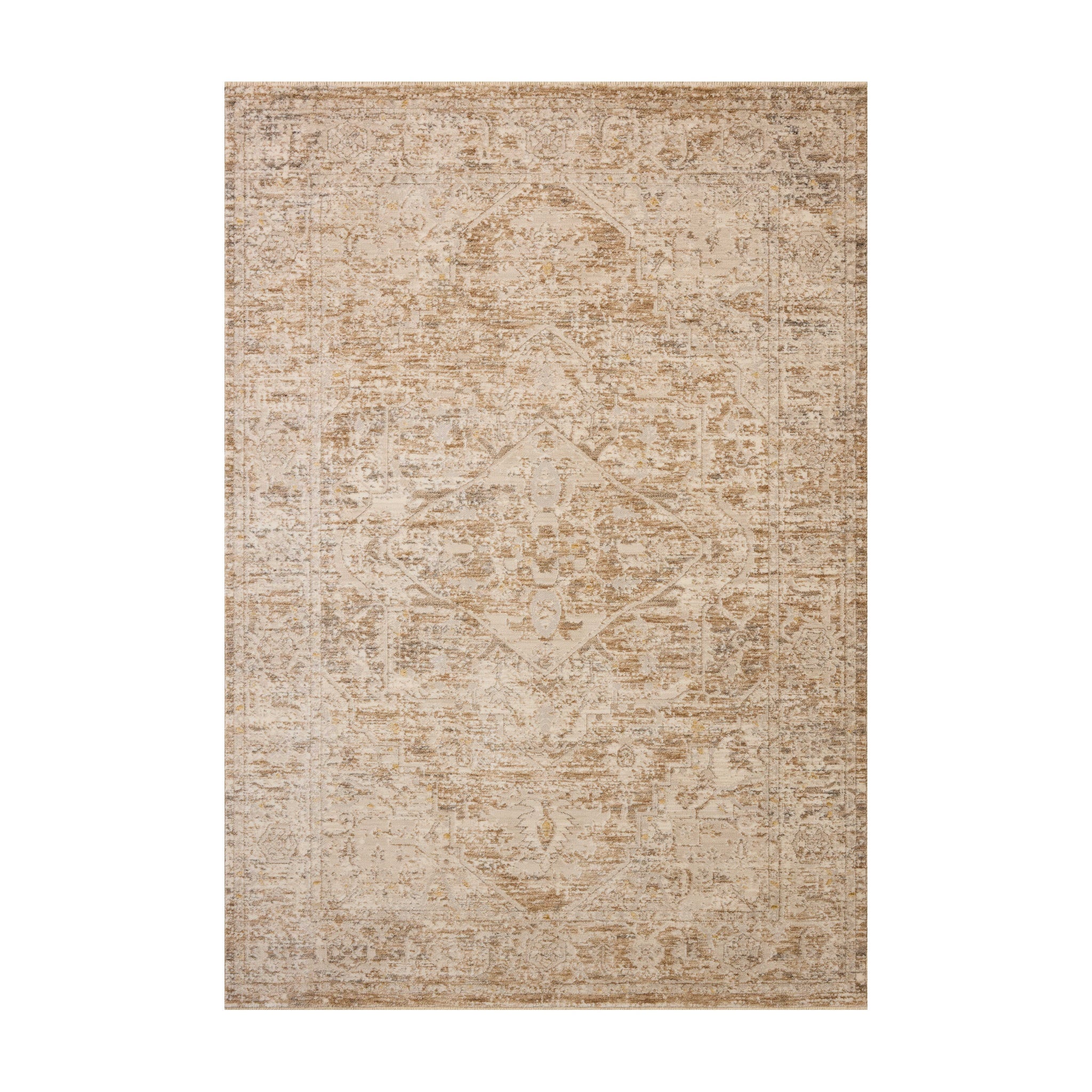 Loloi Clarisse Taupe / Dove Rug RUGS - synthetic Loloi 18" x 18"