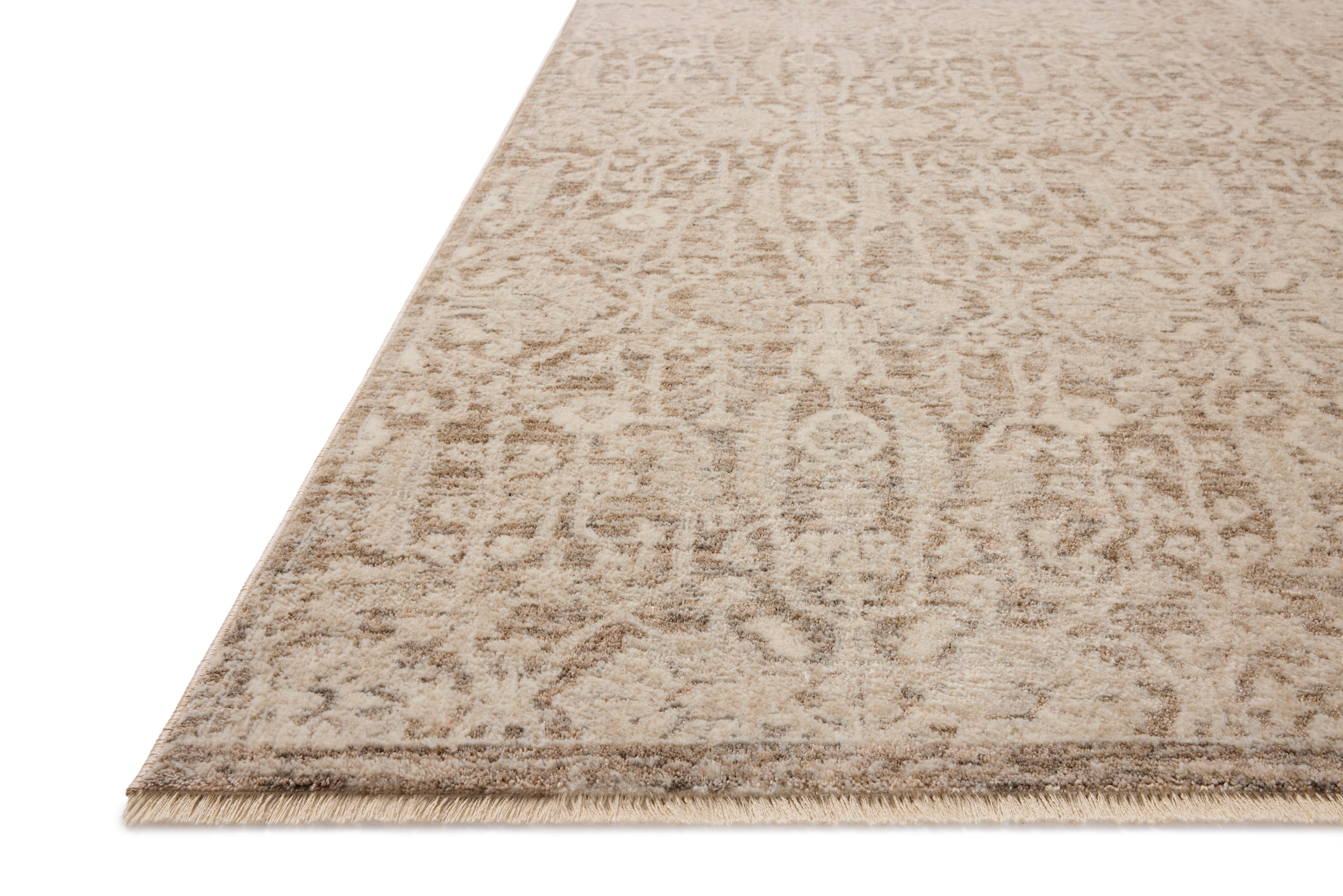 Loloi Clarisse Fog / Bone Rug RUGS - synthetic Loloi 18" x 18" sample