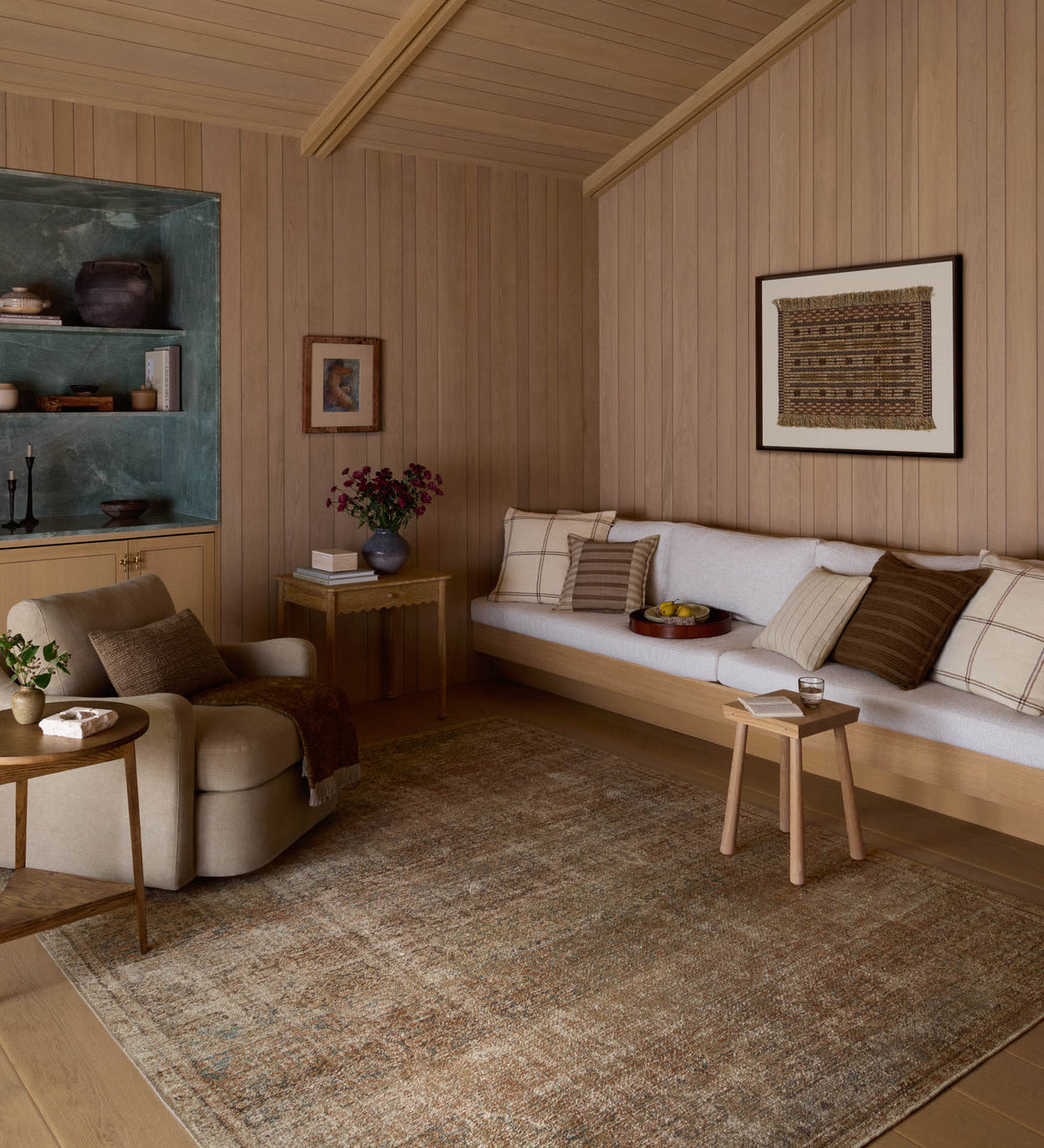 IN STORE - Amber Lewis x Loloi Cambria Ocean / Brick Rug IN STORE - rugs Loloi