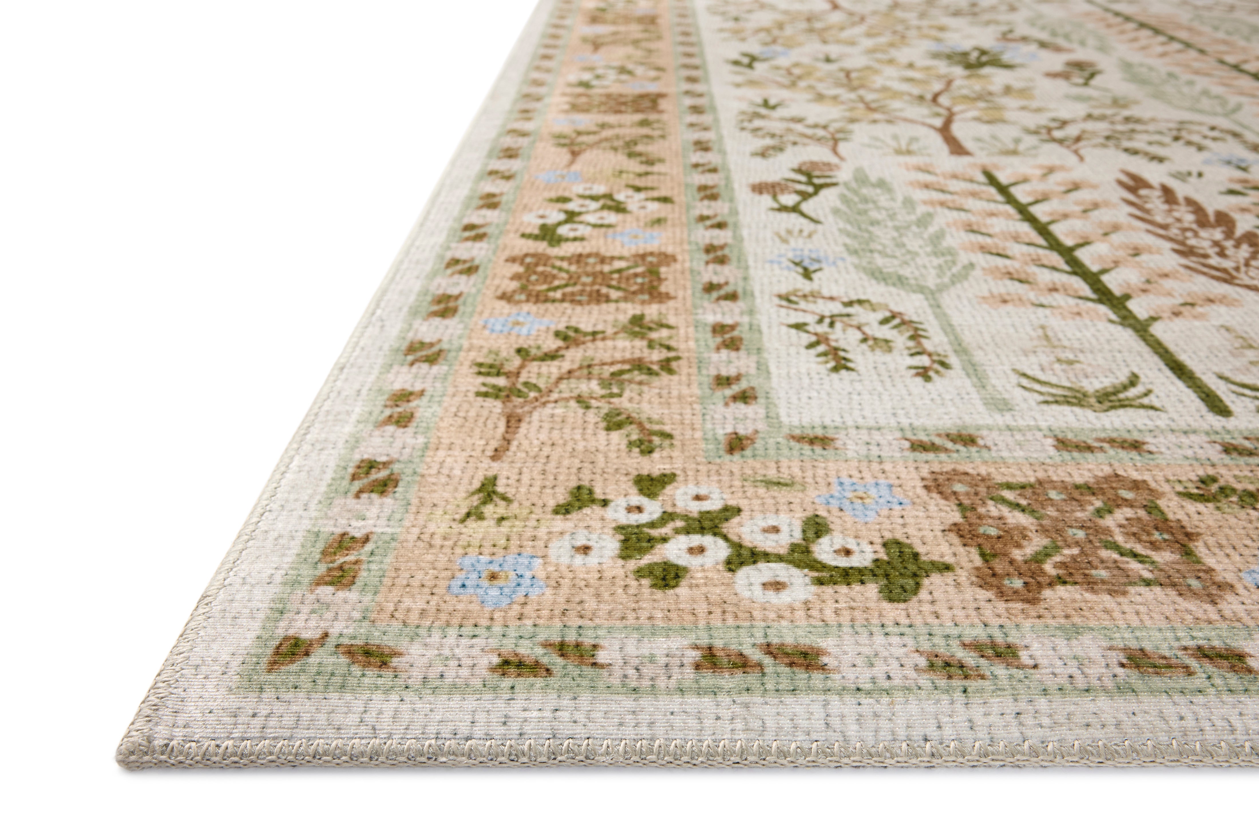 Rifle Paper Co. x Loloi Canopy Cream Rug RUGS-patterned Loloi