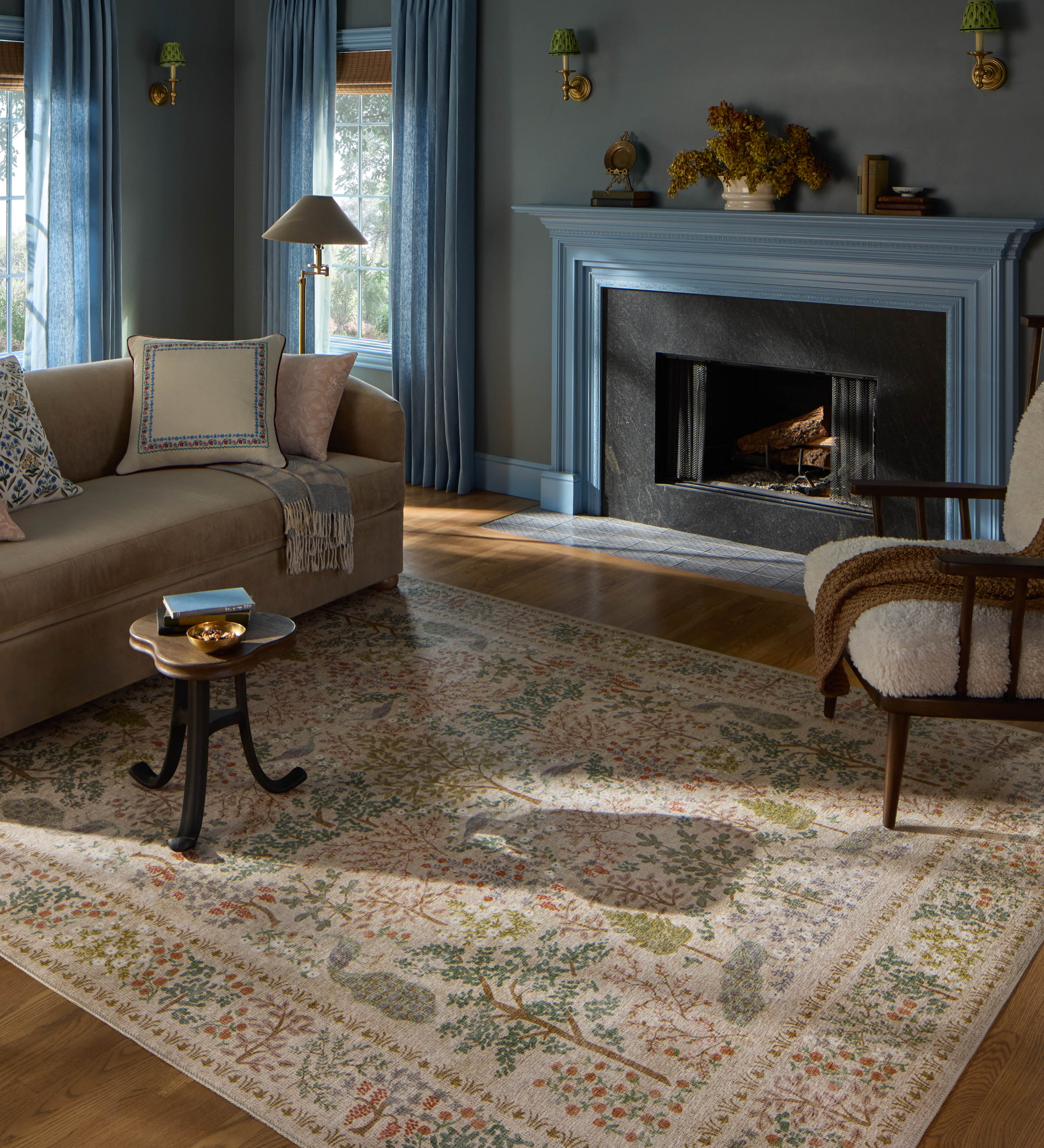 Rifle Paper Co. x Loloi Canopy Cream Rug