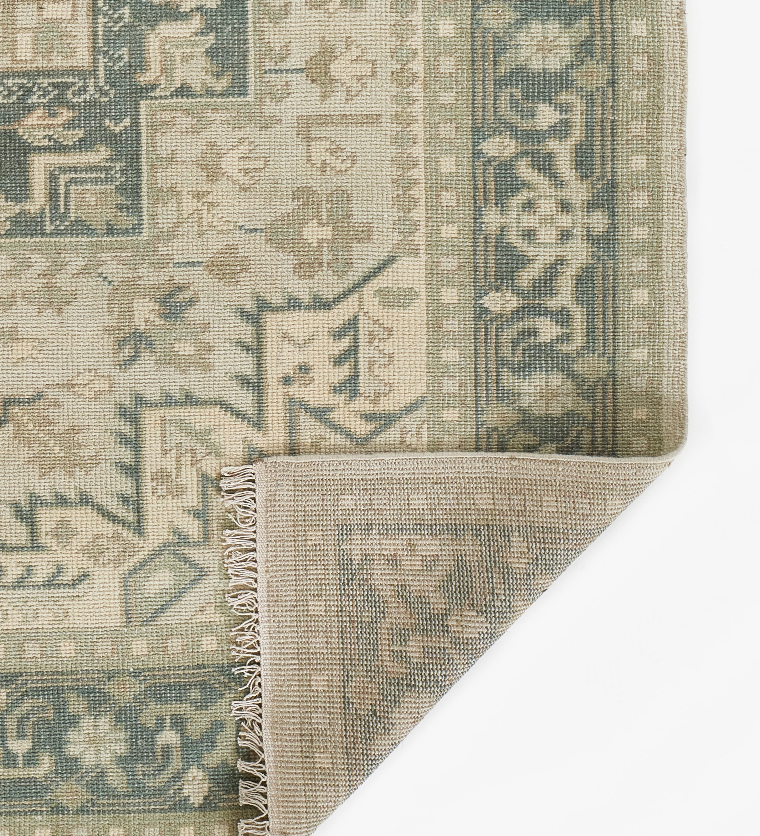 Concord Medallion Hand Knotted Area Rug RUGS - wool Momeni