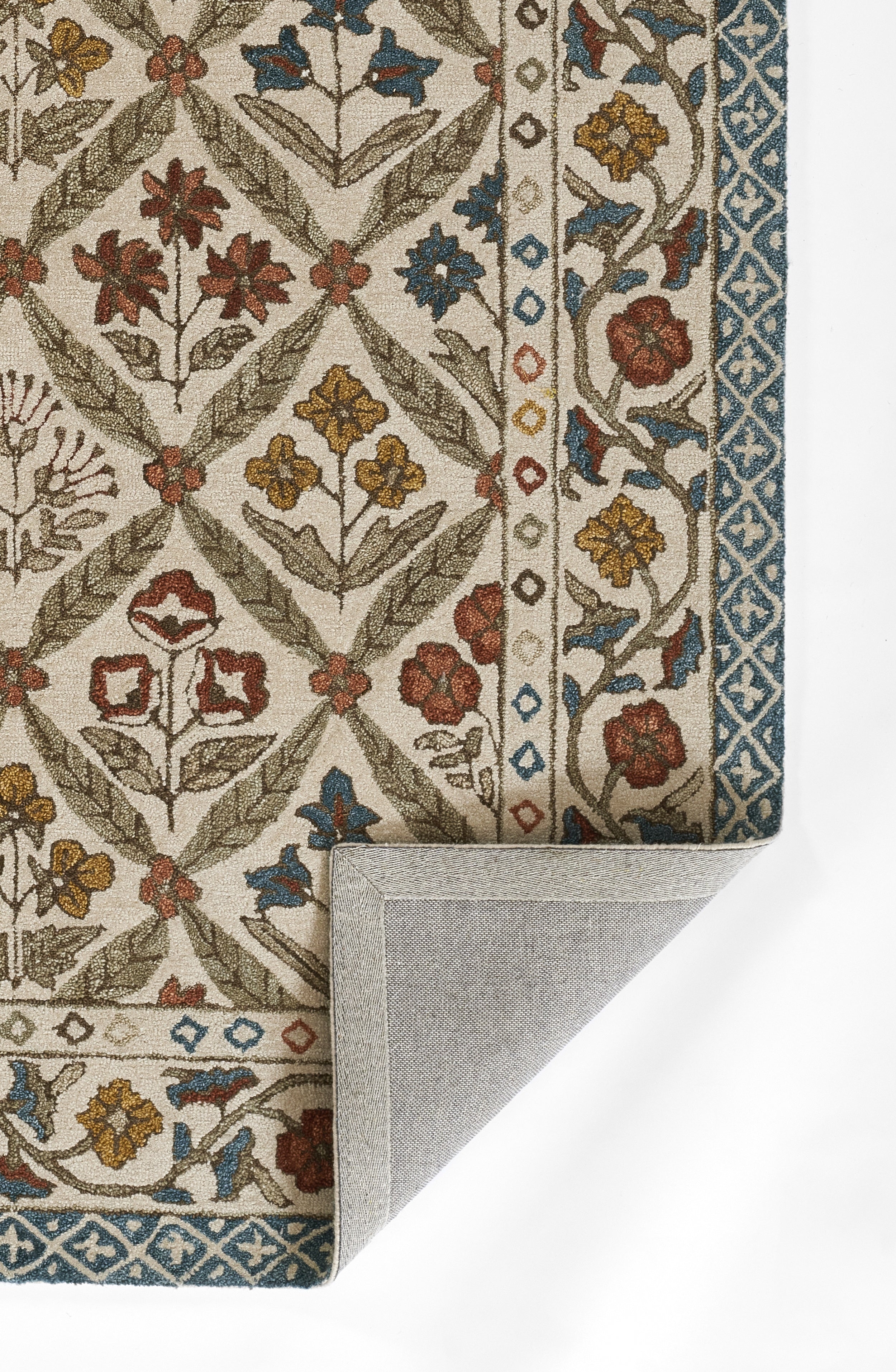 Cotswold Lattice Hand Tufted Rug RUGS - wool Momeni