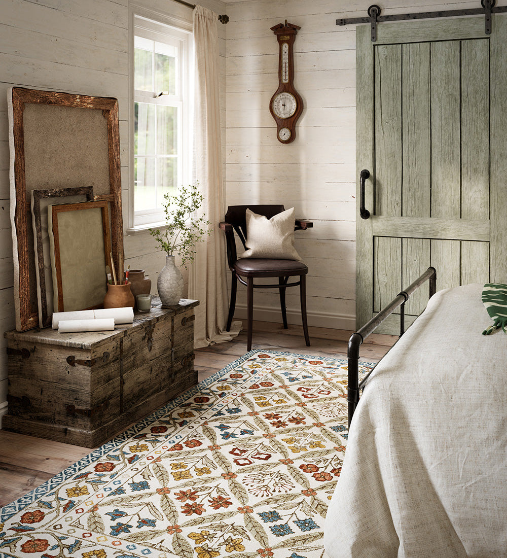 Cotswold Lattice Hand Tufted Rug RUGS - wool Momeni