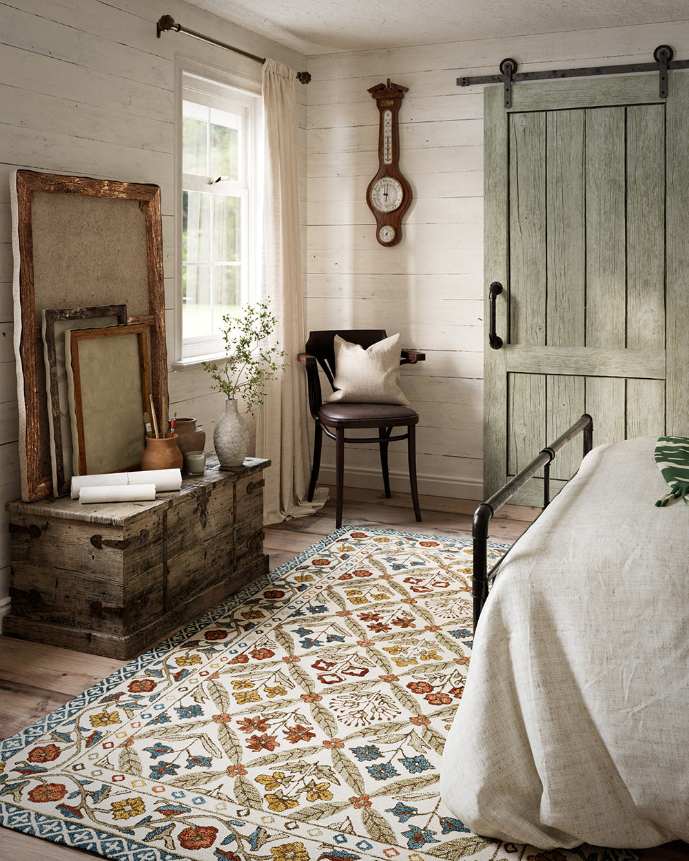Cotswold Lattice Hand Tufted Rug RUGS - wool Momeni