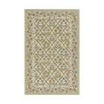 Cotswold Lattice Hand Tufted Rug RUGS - wool Momeni Green / Multi 2' x 3'