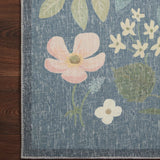 Rifle Paper Co. X Loloi/ Cotswolds Strawberry Fields Teal Rug 3 - RUGS - patterned Loloi