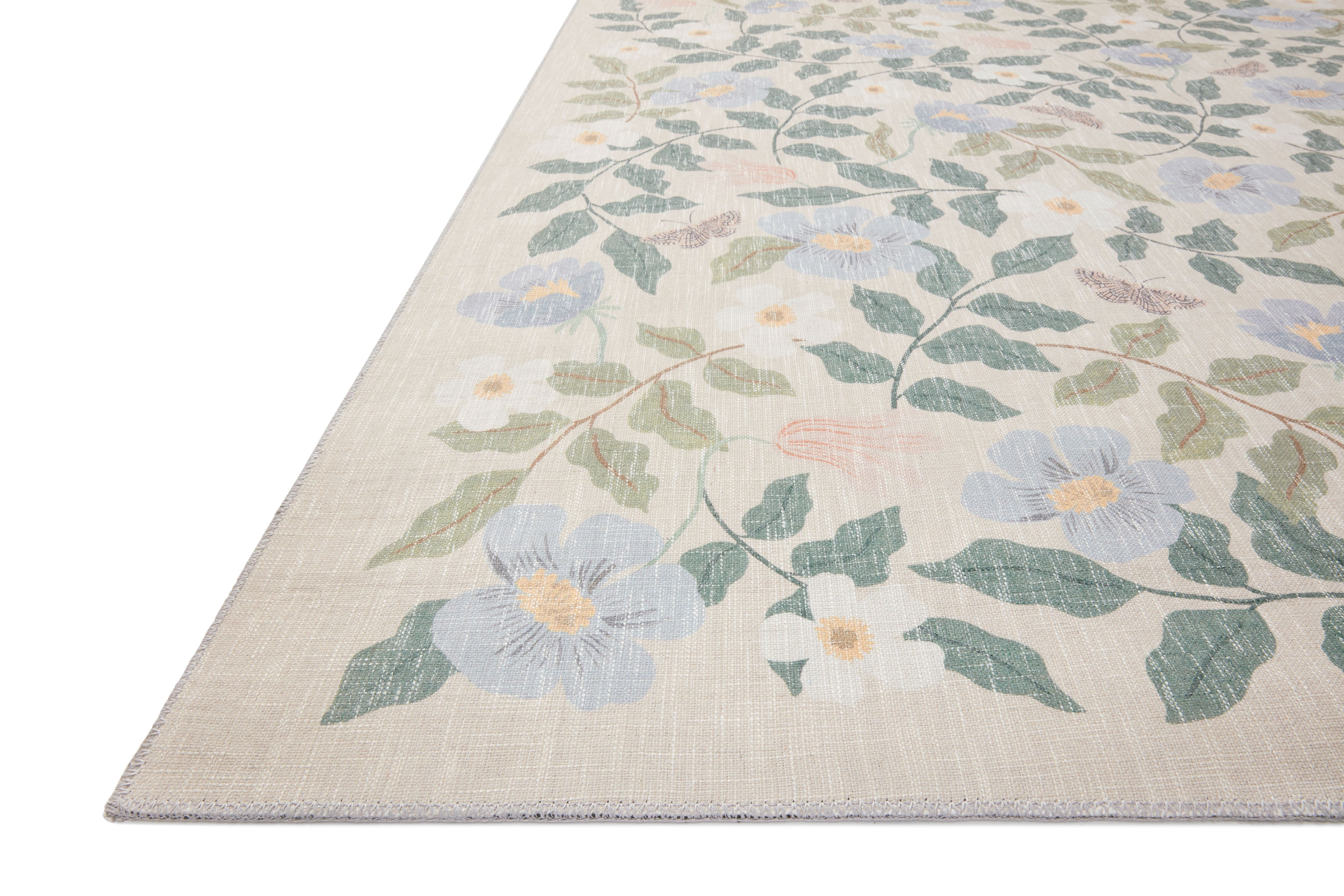 Rifle Paper Co. X Loloi/ Cotswolds Primrose Sand Rug 3 - RUGS - patterned Loloi
