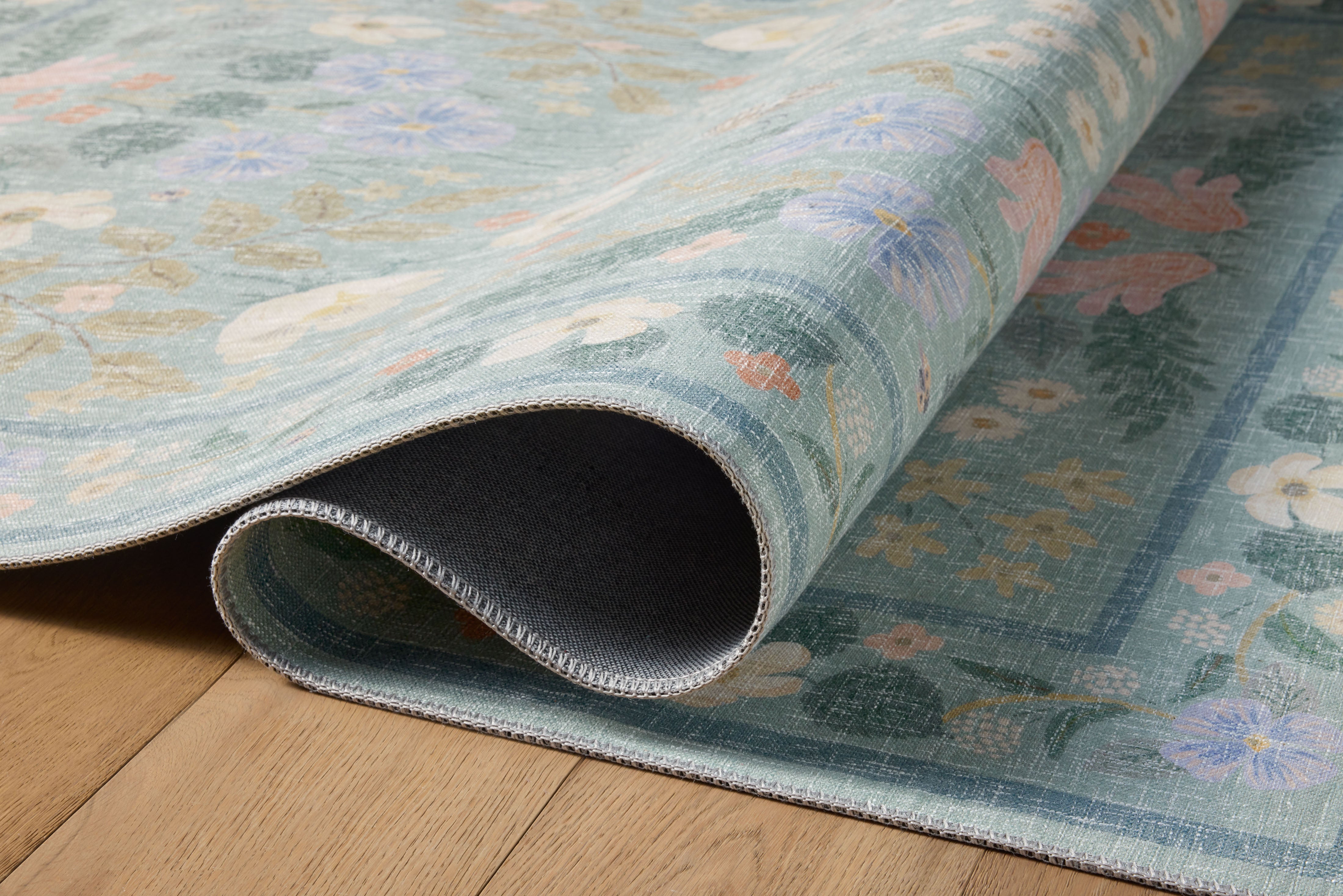 Rifle Paper Co. X Loloi/ Cotswolds Willow Sky Rug 3 - RUGS - patterned Loloi