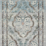 Rifle Paper Co. x Loloi Courtyard Chateau Blue Rug 3-patterned rugs Loloi