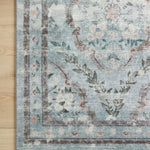 Rifle Paper Co. x Loloi Courtyard Chateau Blue Rug 3-patterned rugs Loloi