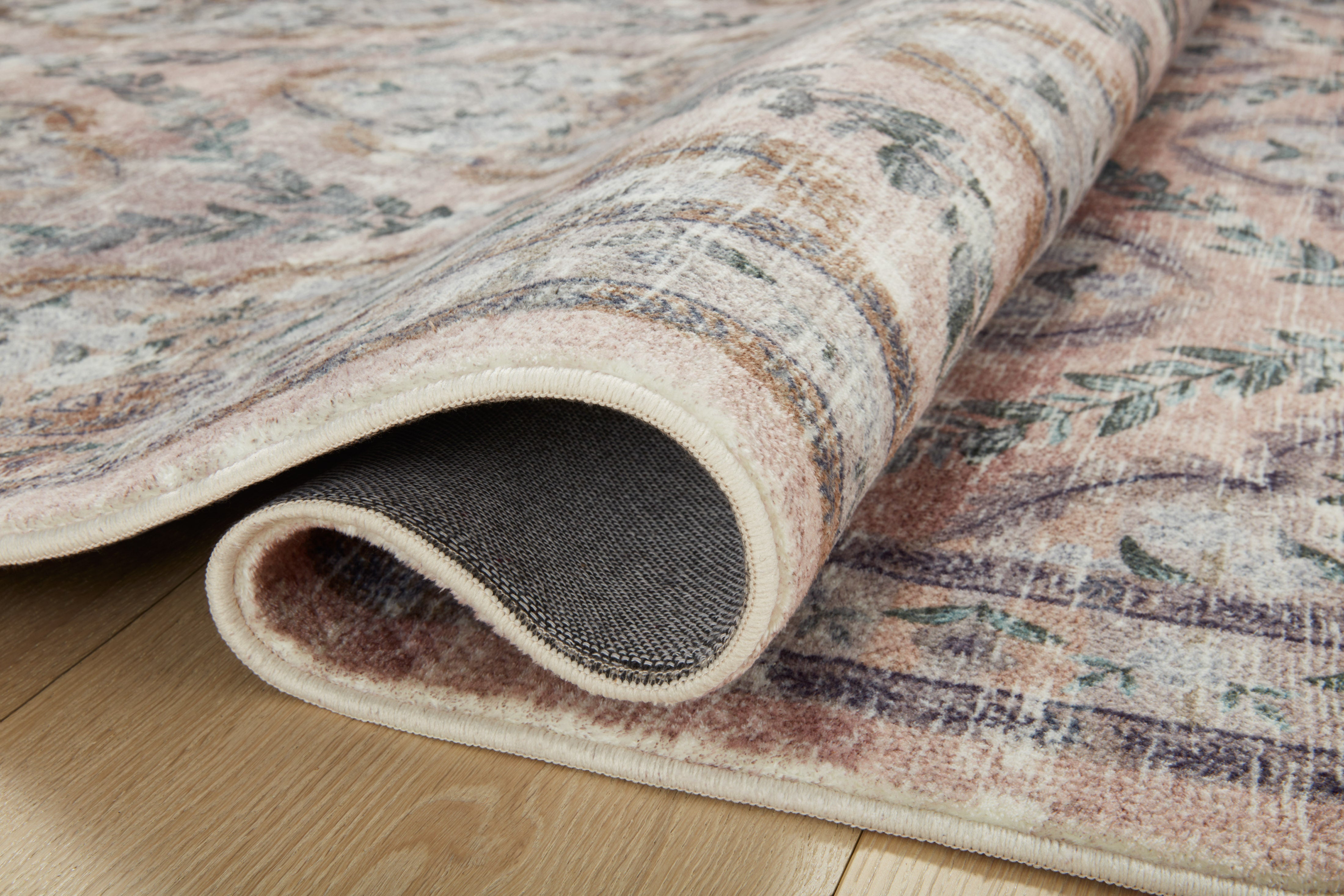Rifle Paper Co. x Loloi Courtyard Chateau Blush Rug 3-patterned rugs Loloi