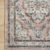 Rifle Paper Co. x Loloi Courtyard Chateau Blush Rug 3-patterned rugs Loloi