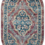 Rifle Paper Co. x Loloi Courtyard Chateau Red Rug 3-patterned rugs Loloi
