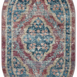 Rifle Paper Co. x Loloi Courtyard Chateau Red Rug 3-patterned rugs Loloi