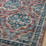 Rifle Paper Co. x Loloi Courtyard Chateau Red Rug 3-patterned rugs Loloi