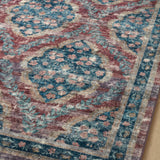 Rifle Paper Co. x Loloi Courtyard Chateau Red Rug 3-patterned rugs Loloi