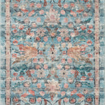 Rifle Paper Co. x Loloi Courtyard Eve Blue Rug 3-patterned rugs Loloi