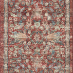 Rifle Paper Co. x Loloi Courtyard Eve Crimson Rug 3-patterned rugs Loloi