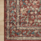 Rifle Paper Co. x Loloi Courtyard Crimson Oval Rug RUGS - synthetic Loloi