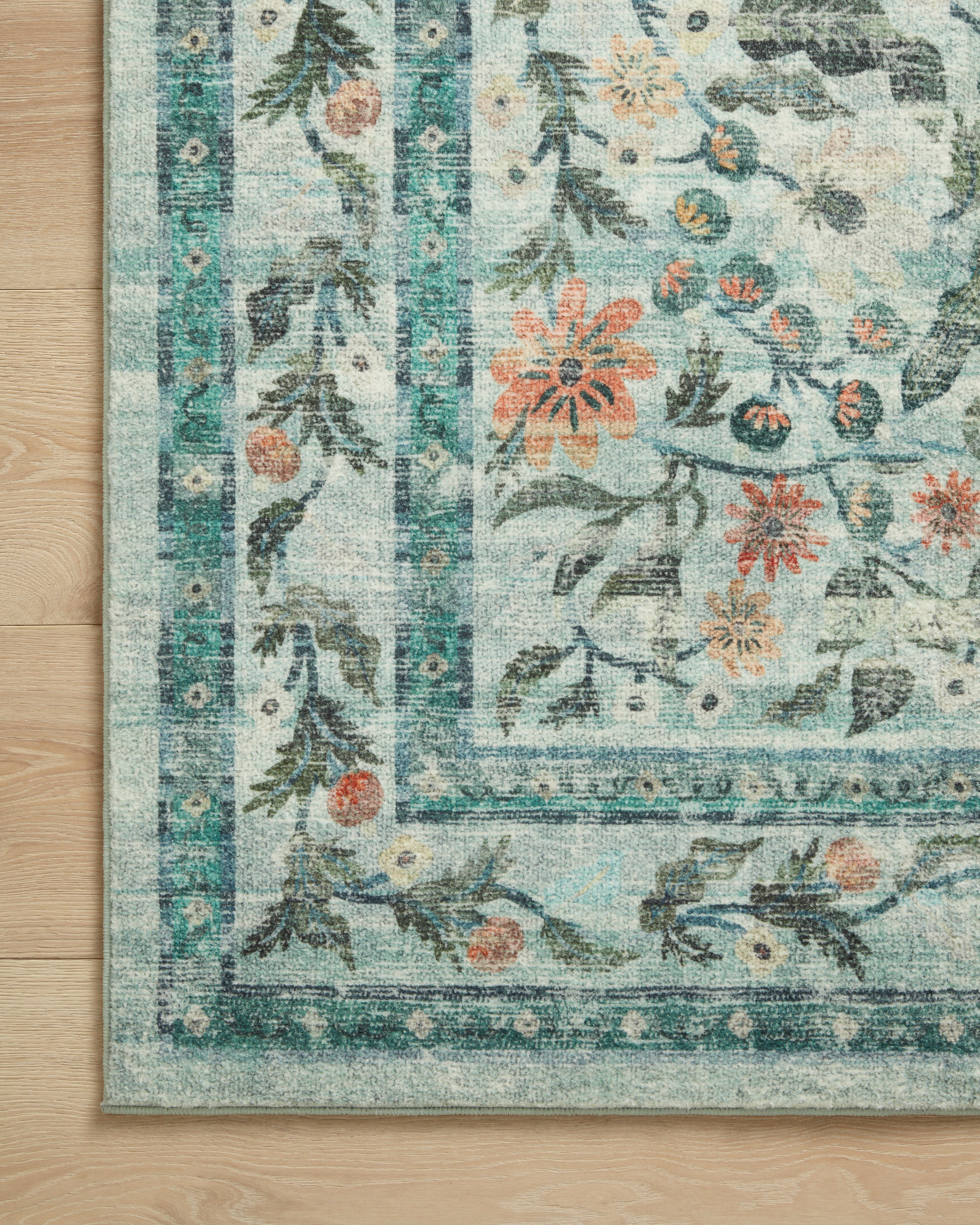 Rifle Paper Co. x Loloi Courtyard Eve Sage Rug 3-patterned rugs Loloi