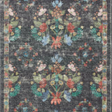 Rifle Paper Co. x Loloi Courtyard Seville Charcoal Rug 3-patterned rugs Loloi