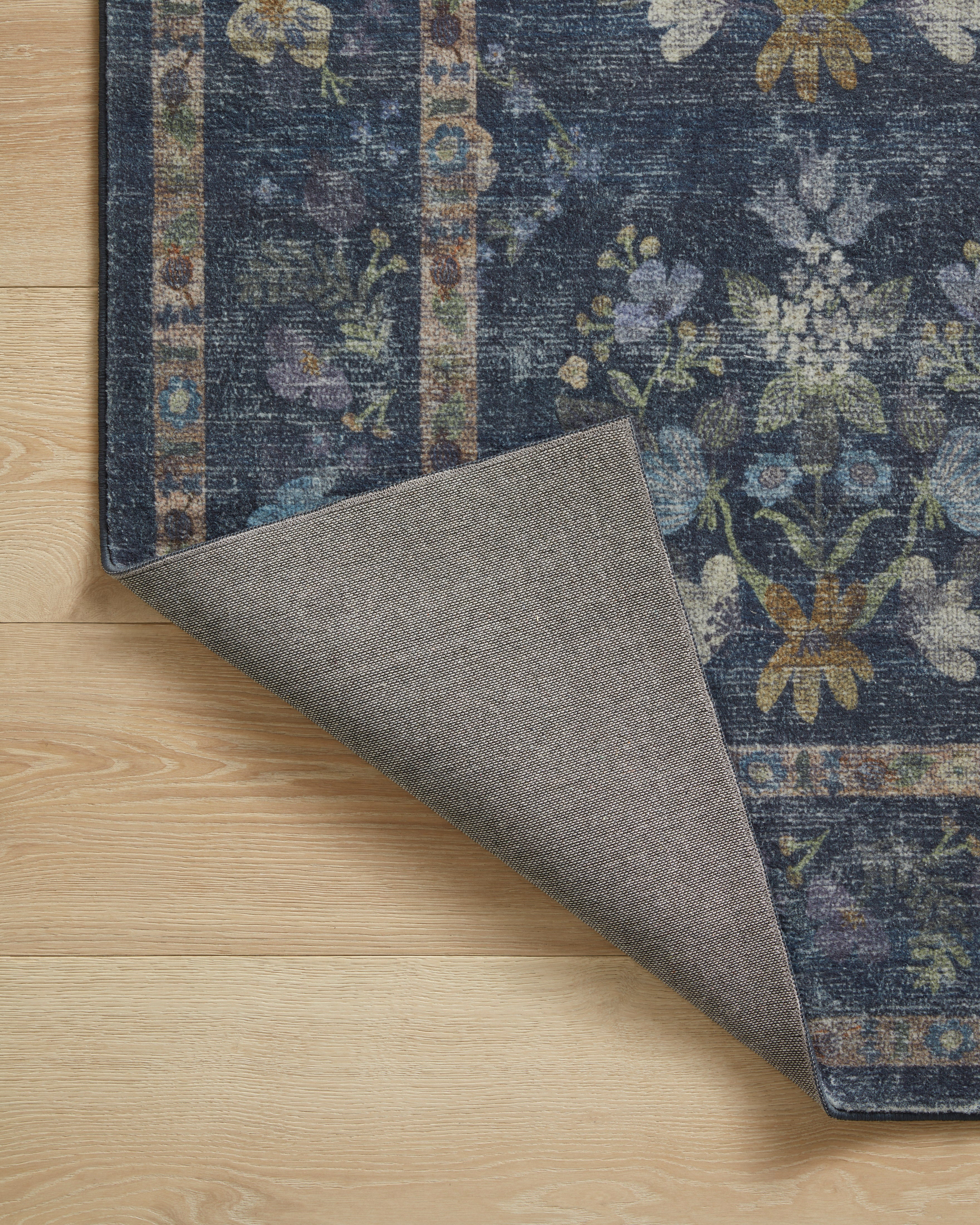 Rifle Paper Co. x Loloi Courtyard Seville Navy Rug 3-patterned rugs Loloi