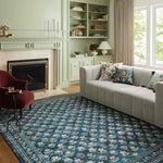 Rifle Paper Co. x Loloi Courtyard Emerald Oval Rug RUGS - synthetic Loloi