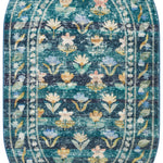 Rifle Paper Co. x Loloi Courtyard Hadley Emerald Rug 3-patterned rugs Loloi