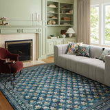 Rifle Paper Co. x Loloi Courtyard Hadley Emerald Rug 3-patterned rugs Loloi