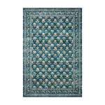 Rifle Paper Co. x Loloi Courtyard Emerald Oval Rug RUGS - synthetic Loloi 2'3" x 3'9" Oval