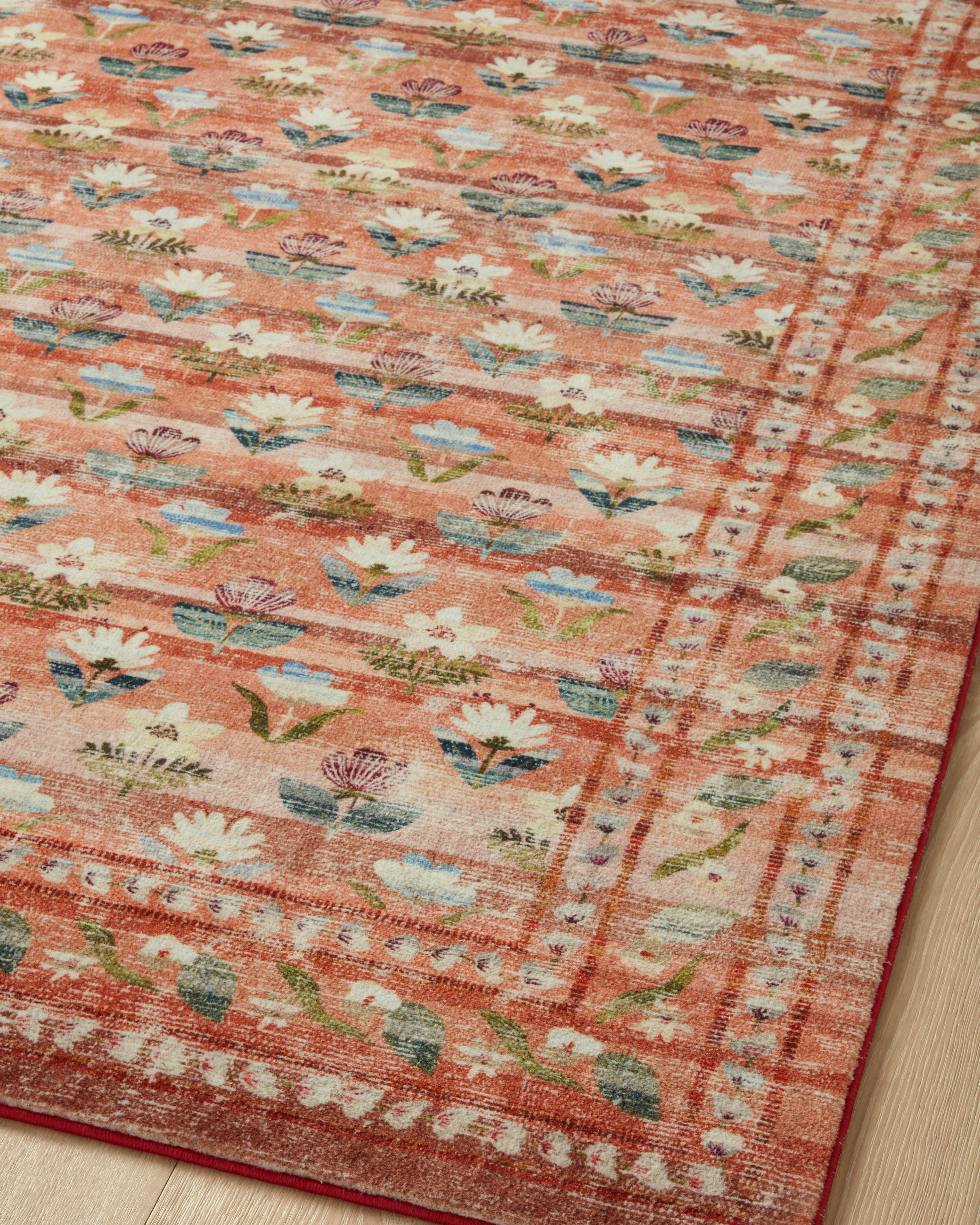 Rifle Paper Co. x Loloi Courtyard Terracotta Oval Rug RUGS - synthetic Loloi