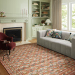 Rifle Paper Co. x Loloi Courtyard Terracotta Rug RUGS - synthetic Loloi