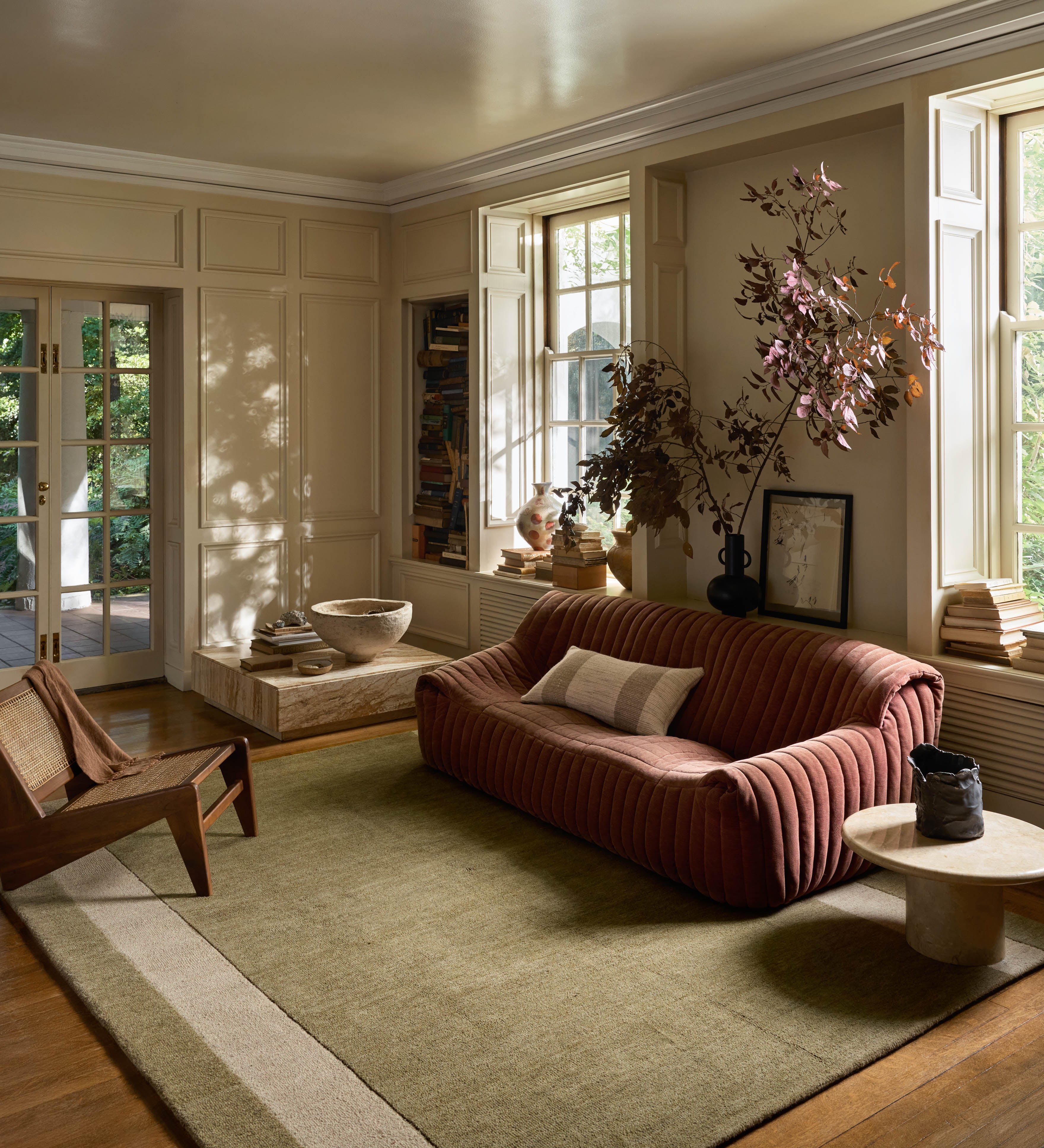 Leanne Ford x Loloi Craven Light Olive / Oatmeal Sample Rug