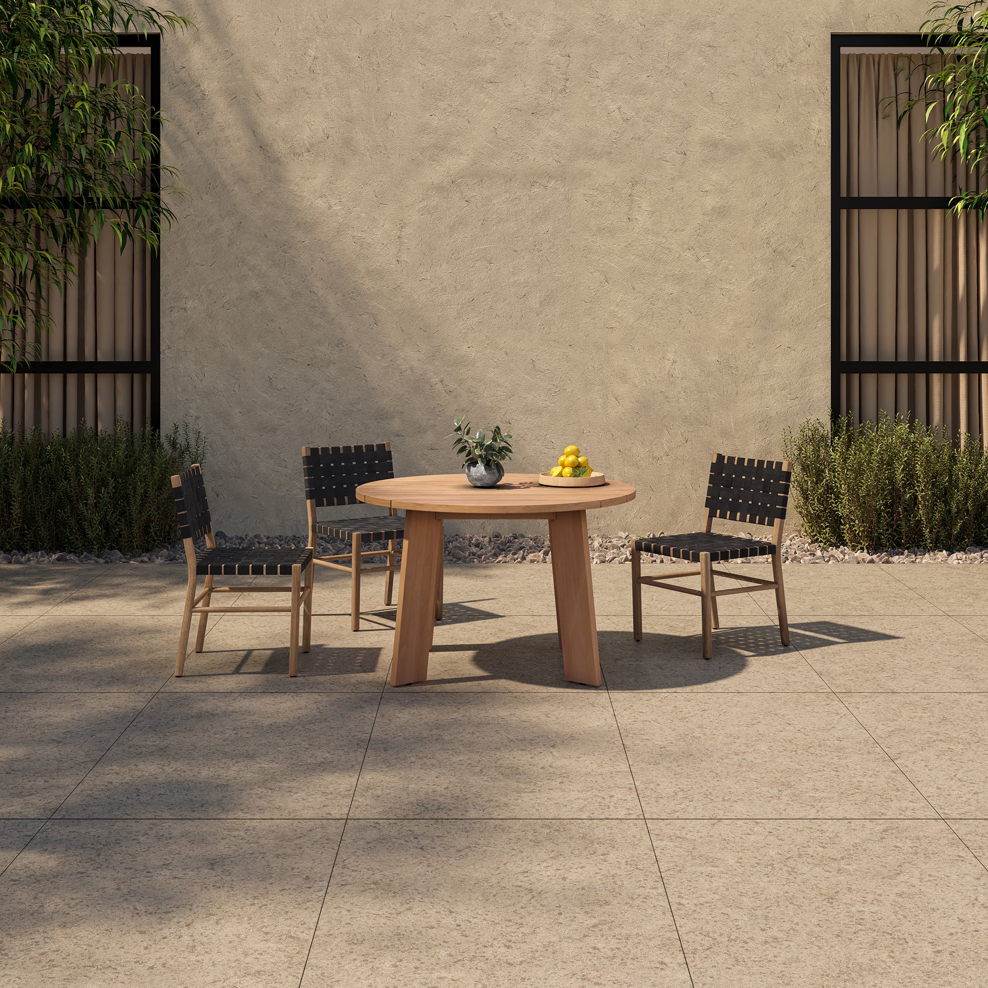 Delta Round Outdoor Dining Table – view 2