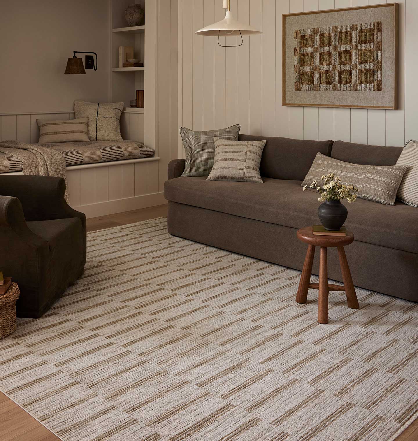 FLOOR MODEL - Amber Lewis x Loloi Cali Ivory / Tobacco - 7'10" x 10' RUGS - floor model Loloi
