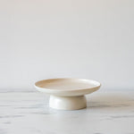 Ceramic Vanilla Cake Plate - Rug & Weave