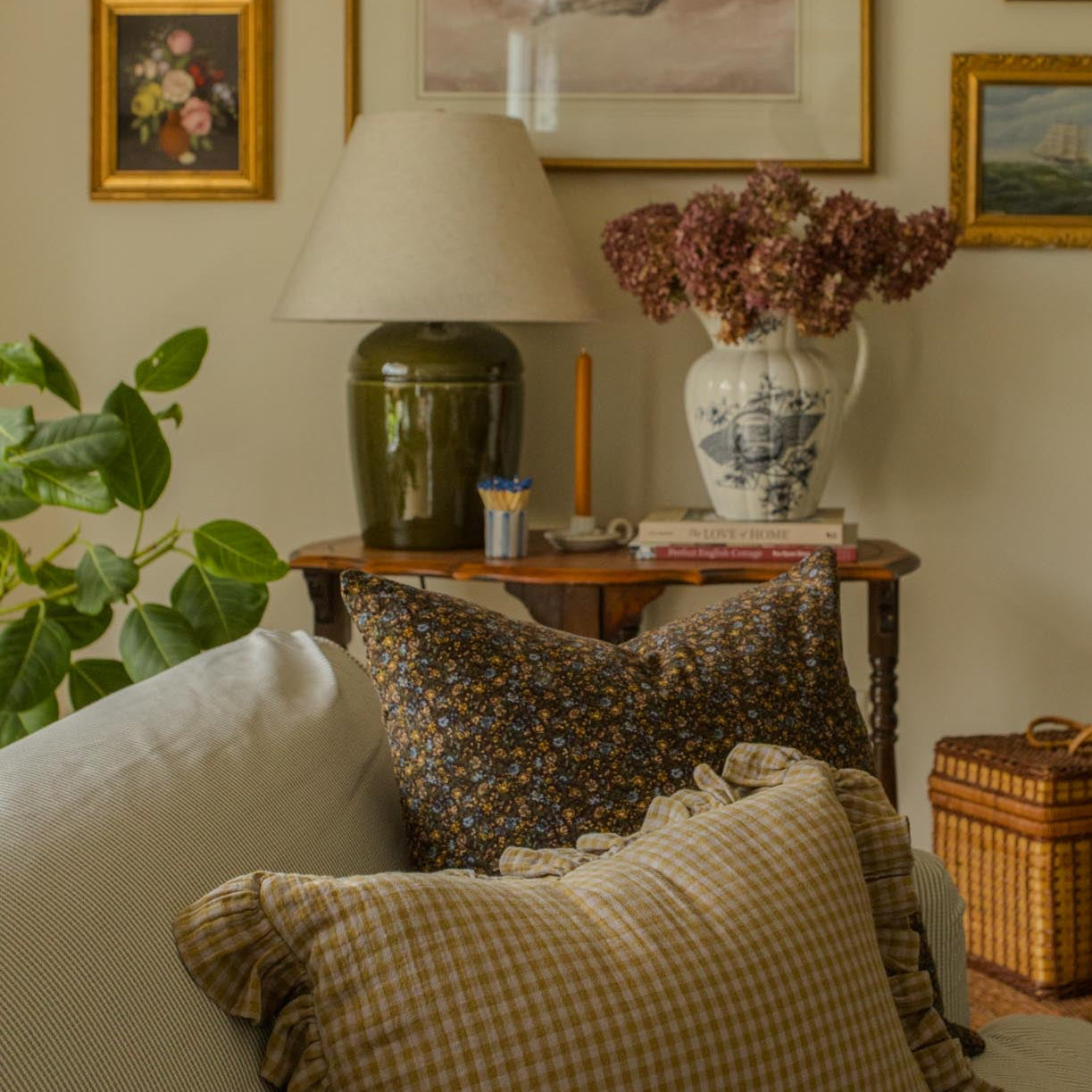 Merrill Ruffle Pillow Cover 2 - PILLOWS - linen - warm Rug & Weave Pillows