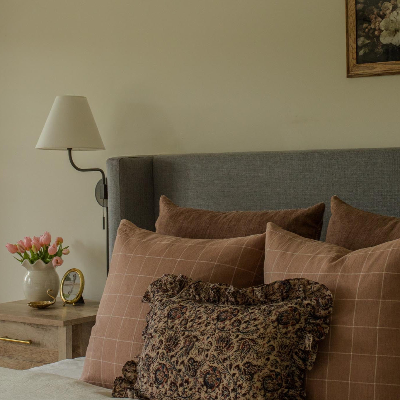 Callie Pillow Cover 1 - PILLOWS - Linen - neutral Rug & Weave Pillows