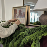 Faux Dripping Pine Garland CHRISTMAS 2025 Tri W Imports