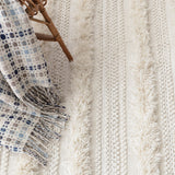 Zhara Stripe Handwoven Performance Rug RUGS - striped Dash & Albert
