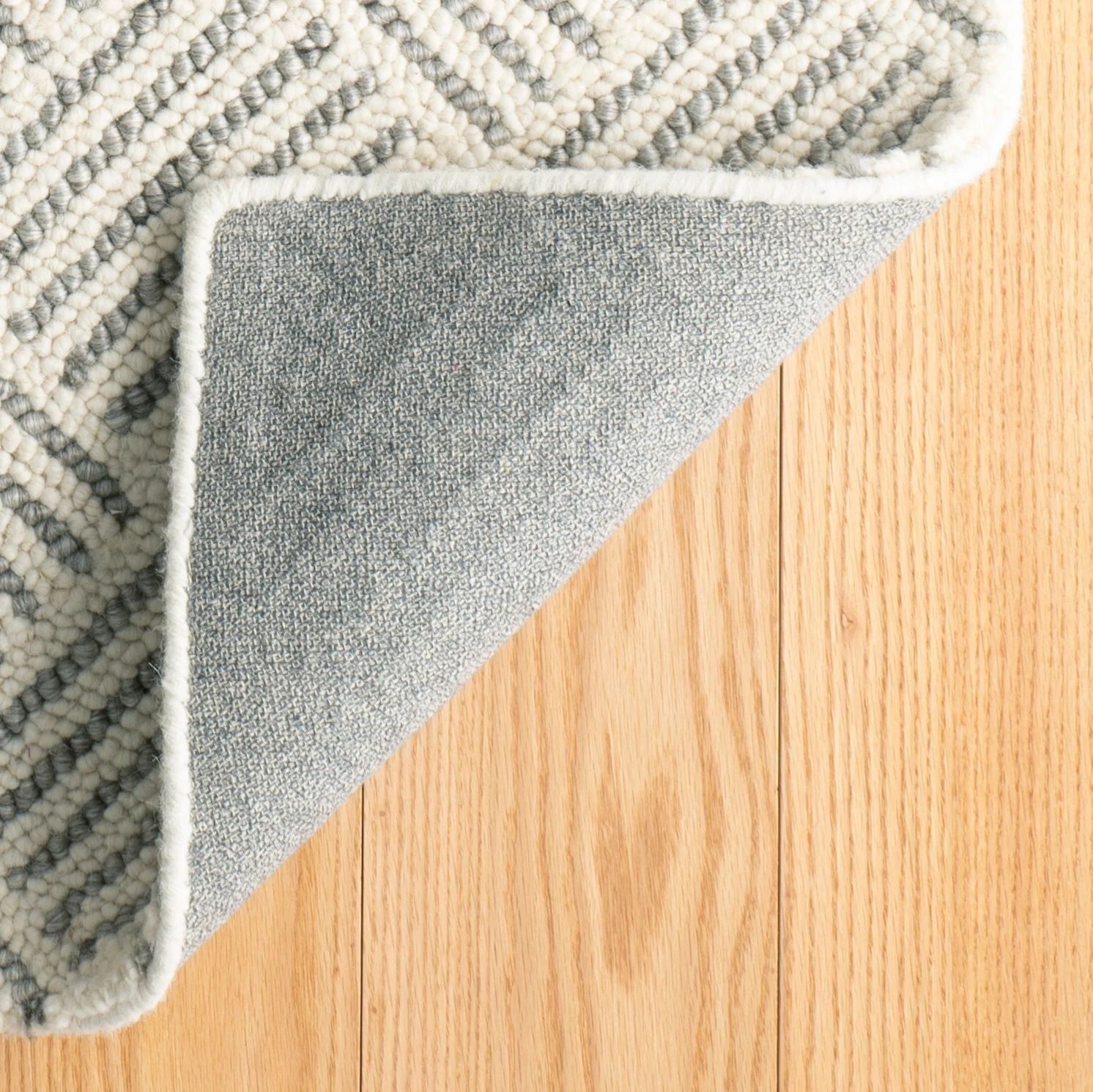 Layers Grey Hand Hooked Wool Rug- Rug & Weave