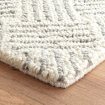 Layers Grey Hand Hooked Wool Rug- Rug & Weave