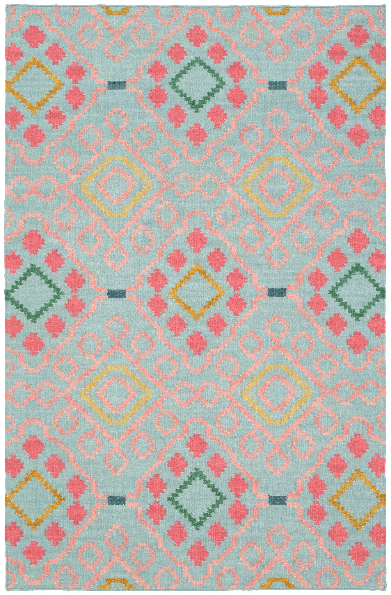 Jelly Roll Multi Handwoven Wool Rug-Rug & Weave
