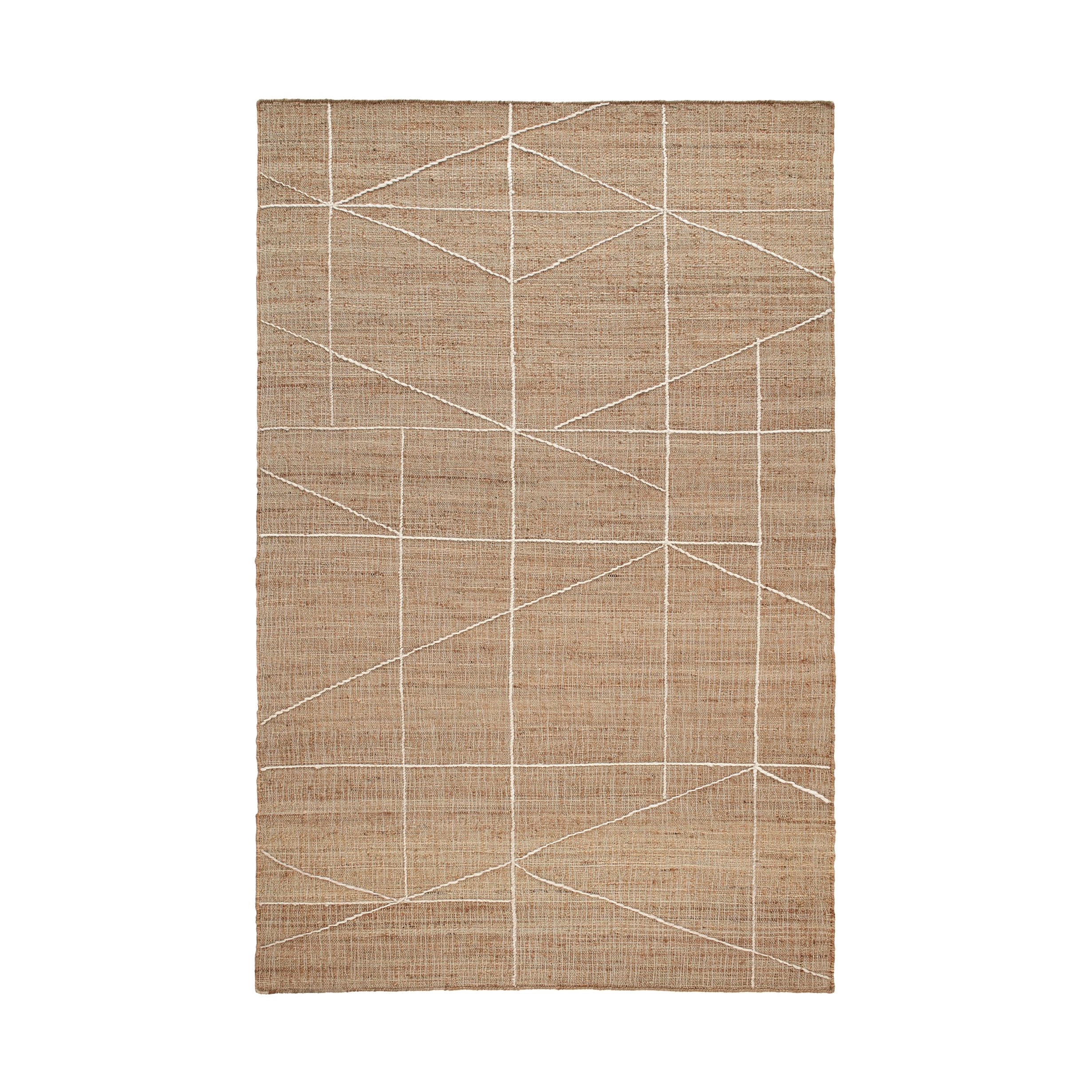 Judson Handwoven Jute Rug RUGS - jute Dash & Albert Natural/Ivory 3' x 5'